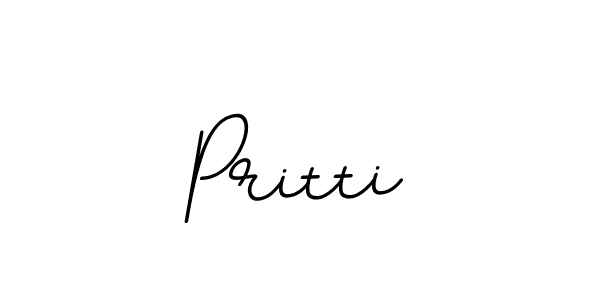 Make a beautiful signature design for name Pritti. With this signature (BallpointsItalic-DORy9) style, you can create a handwritten signature for free. Pritti signature style 11 images and pictures png