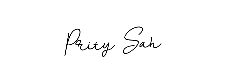 Make a beautiful signature design for name Prity Sah. With this signature (BallpointsItalic-DORy9) style, you can create a handwritten signature for free. Prity Sah signature style 11 images and pictures png