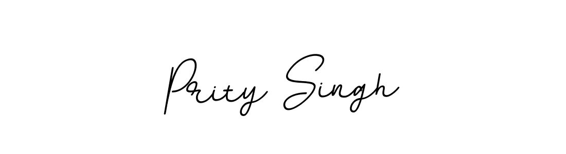 Design your own signature with our free online signature maker. With this signature software, you can create a handwritten (BallpointsItalic-DORy9) signature for name Prity Singh. Prity Singh signature style 11 images and pictures png