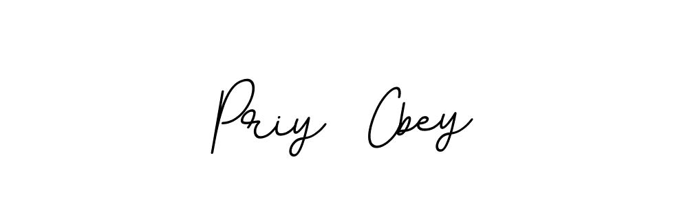 Create a beautiful signature design for name Priy  Cbey. With this signature (BallpointsItalic-DORy9) fonts, you can make a handwritten signature for free. Priy  Cbey signature style 11 images and pictures png