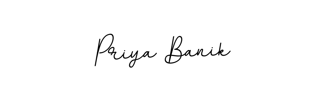 Make a beautiful signature design for name Priya Banik. With this signature (BallpointsItalic-DORy9) style, you can create a handwritten signature for free. Priya Banik signature style 11 images and pictures png