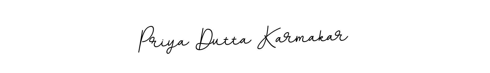 Create a beautiful signature design for name Priya Dutta Karmakar. With this signature (BallpointsItalic-DORy9) fonts, you can make a handwritten signature for free. Priya Dutta Karmakar signature style 11 images and pictures png