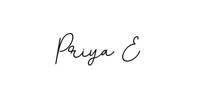 It looks lik you need a new signature style for name Priya E. Design unique handwritten (BallpointsItalic-DORy9) signature with our free signature maker in just a few clicks. Priya E signature style 11 images and pictures png