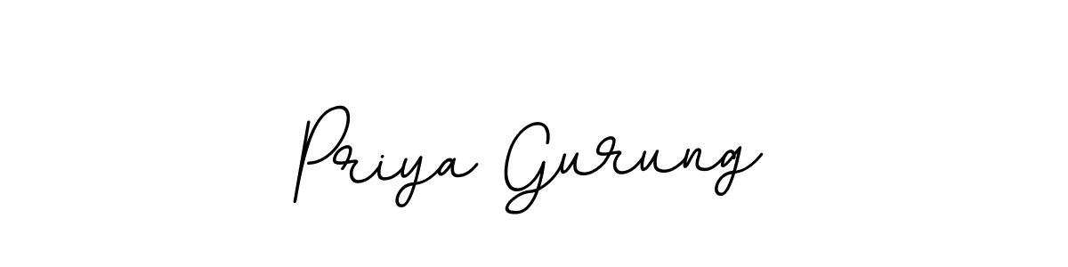 It looks lik you need a new signature style for name Priya Gurung. Design unique handwritten (BallpointsItalic-DORy9) signature with our free signature maker in just a few clicks. Priya Gurung signature style 11 images and pictures png