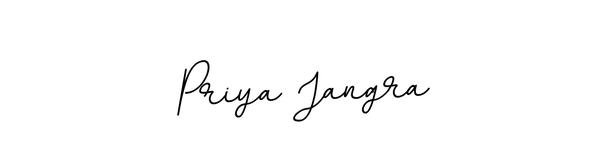 Priya Jangra stylish signature style. Best Handwritten Sign (BallpointsItalic-DORy9) for my name. Handwritten Signature Collection Ideas for my name Priya Jangra. Priya Jangra signature style 11 images and pictures png