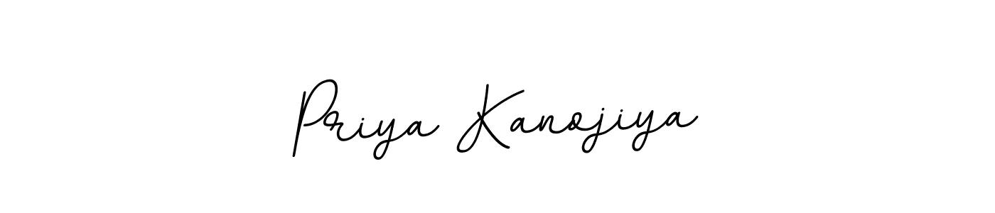 Use a signature maker to create a handwritten signature online. With this signature software, you can design (BallpointsItalic-DORy9) your own signature for name Priya Kanojiya. Priya Kanojiya signature style 11 images and pictures png