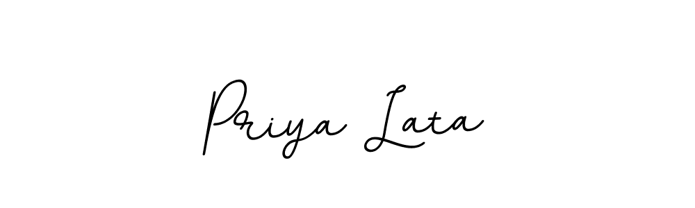 You should practise on your own different ways (BallpointsItalic-DORy9) to write your name (Priya Lata) in signature. don't let someone else do it for you. Priya Lata signature style 11 images and pictures png