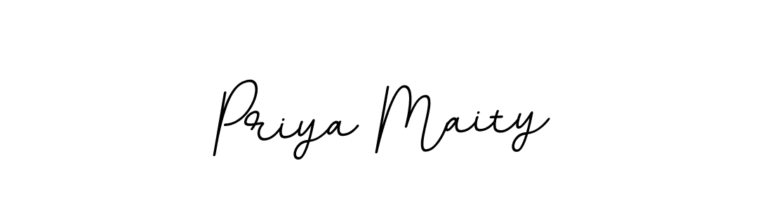 You should practise on your own different ways (BallpointsItalic-DORy9) to write your name (Priya Maity) in signature. don't let someone else do it for you. Priya Maity signature style 11 images and pictures png