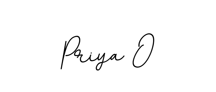 You should practise on your own different ways (BallpointsItalic-DORy9) to write your name (Priya O) in signature. don't let someone else do it for you. Priya O signature style 11 images and pictures png