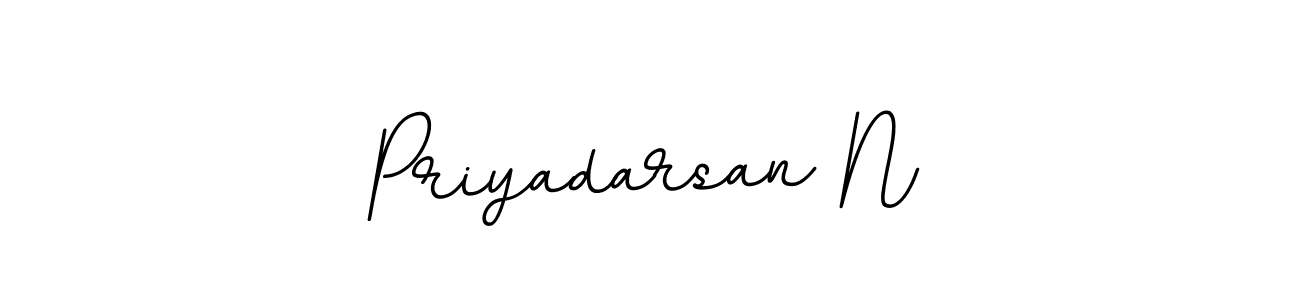 Priyadarsan N stylish signature style. Best Handwritten Sign (BallpointsItalic-DORy9) for my name. Handwritten Signature Collection Ideas for my name Priyadarsan N. Priyadarsan N signature style 11 images and pictures png