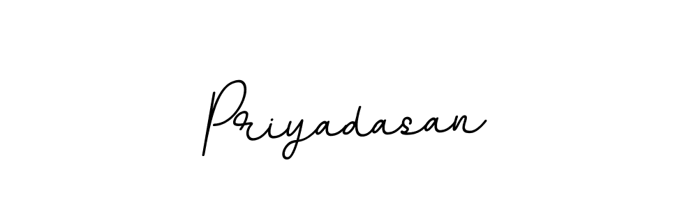 Create a beautiful signature design for name Priyadasan. With this signature (BallpointsItalic-DORy9) fonts, you can make a handwritten signature for free. Priyadasan signature style 11 images and pictures png