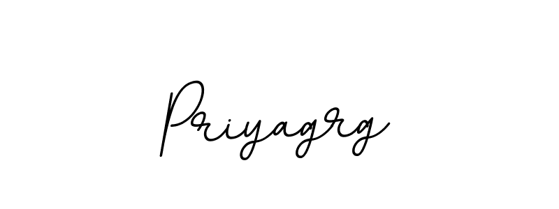 Create a beautiful signature design for name Priyagrg. With this signature (BallpointsItalic-DORy9) fonts, you can make a handwritten signature for free. Priyagrg signature style 11 images and pictures png