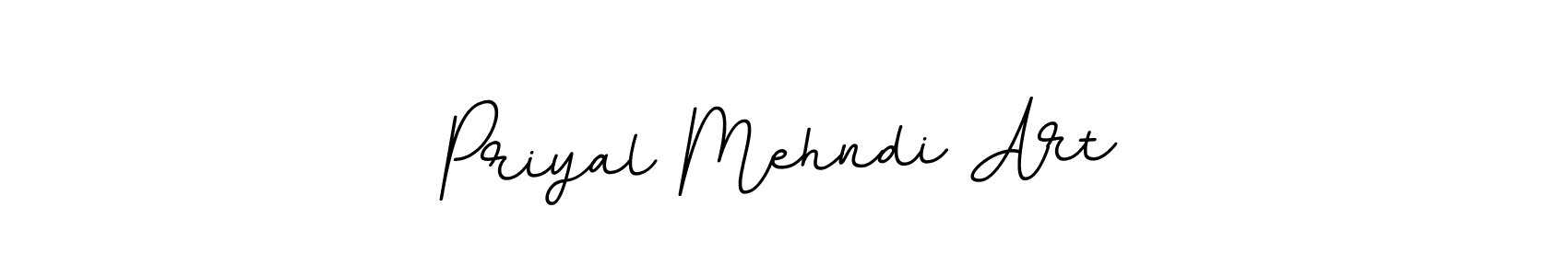 How to Draw Priyal Mehndi Art signature style? BallpointsItalic-DORy9 is a latest design signature styles for name Priyal Mehndi Art. Priyal Mehndi Art signature style 11 images and pictures png