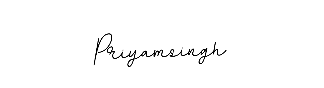 Priyamsingh stylish signature style. Best Handwritten Sign (BallpointsItalic-DORy9) for my name. Handwritten Signature Collection Ideas for my name Priyamsingh. Priyamsingh signature style 11 images and pictures png