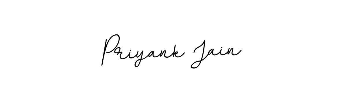 Use a signature maker to create a handwritten signature online. With this signature software, you can design (BallpointsItalic-DORy9) your own signature for name Priyank Jain. Priyank Jain signature style 11 images and pictures png