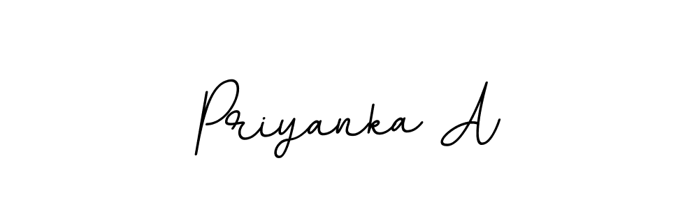 This is the best signature style for the Priyanka A name. Also you like these signature font (BallpointsItalic-DORy9). Mix name signature. Priyanka A signature style 11 images and pictures png