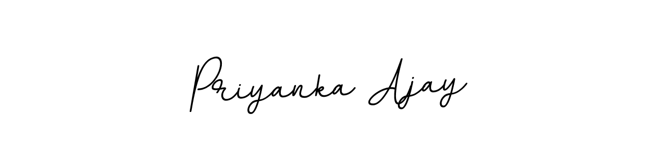 Design your own signature with our free online signature maker. With this signature software, you can create a handwritten (BallpointsItalic-DORy9) signature for name Priyanka Ajay. Priyanka Ajay signature style 11 images and pictures png