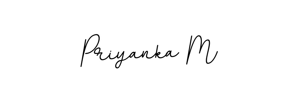 This is the best signature style for the Priyanka M name. Also you like these signature font (BallpointsItalic-DORy9). Mix name signature. Priyanka M signature style 11 images and pictures png