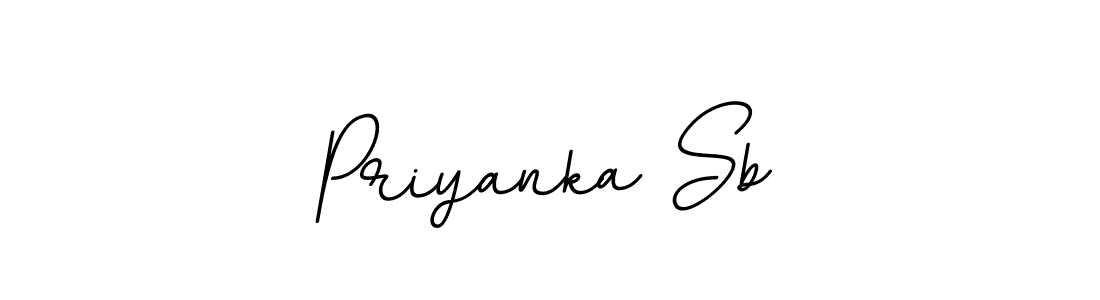 How to make Priyanka Sb signature? BallpointsItalic-DORy9 is a professional autograph style. Create handwritten signature for Priyanka Sb name. Priyanka Sb signature style 11 images and pictures png