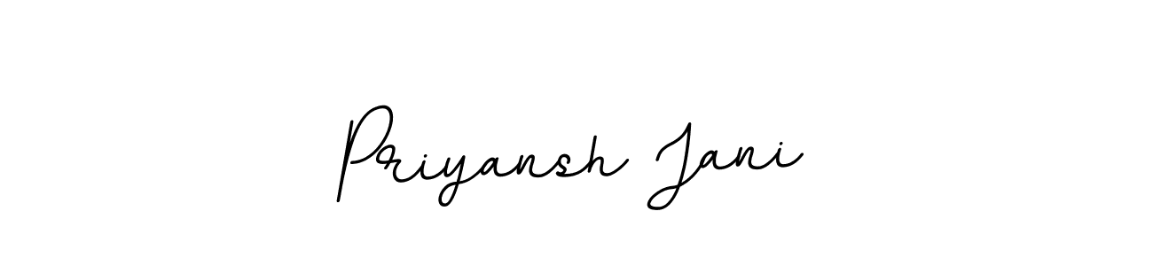 Make a beautiful signature design for name Priyansh Jani. Use this online signature maker to create a handwritten signature for free. Priyansh Jani signature style 11 images and pictures png
