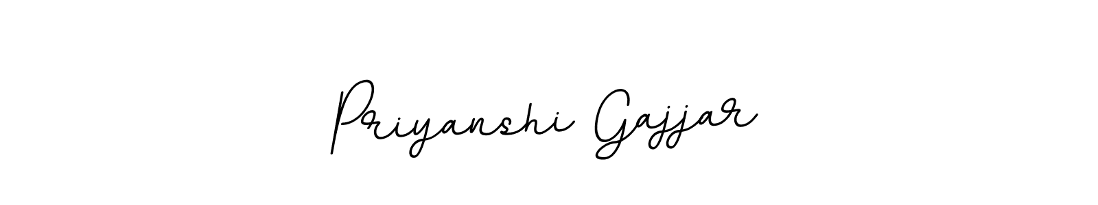 Create a beautiful signature design for name Priyanshi Gajjar. With this signature (BallpointsItalic-DORy9) fonts, you can make a handwritten signature for free. Priyanshi Gajjar signature style 11 images and pictures png