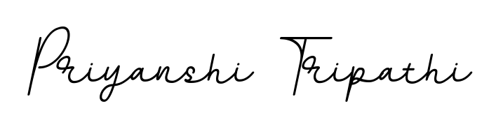 Looking for an artistic signature for Priyanshi Tripathi? The BallpointsItalic-DORy9 calligraphy style gives a sophisticated flow suitable for business cards and emails. Priyanshi Tripathi signature style 11 images and pictures png