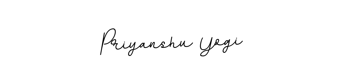You should practise on your own different ways (BallpointsItalic-DORy9) to write your name (Priyanshu Yogi) in signature. don't let someone else do it for you. Priyanshu Yogi signature style 11 images and pictures png