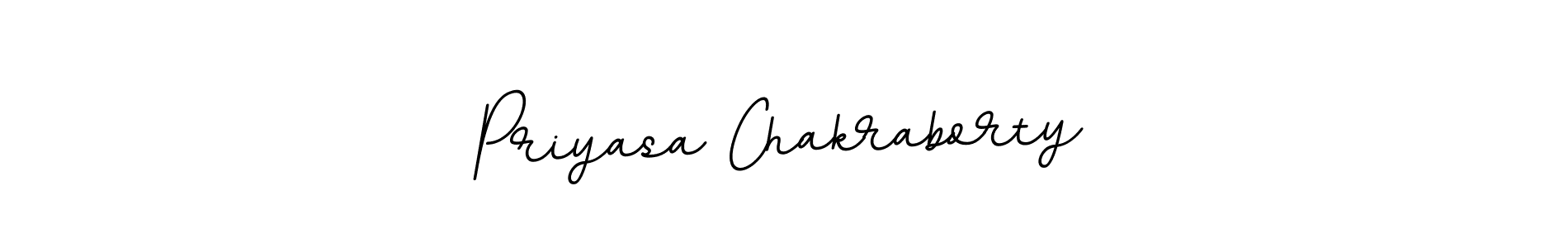 Create a beautiful signature design for name Priyasa Chakraborty. With this signature (BallpointsItalic-DORy9) fonts, you can make a handwritten signature for free. Priyasa Chakraborty signature style 11 images and pictures png