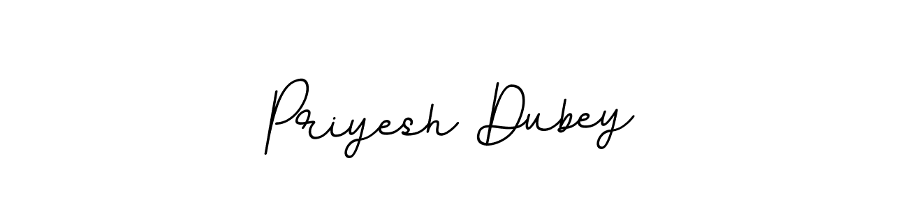 Priyesh Dubey stylish signature style. Best Handwritten Sign (BallpointsItalic-DORy9) for my name. Handwritten Signature Collection Ideas for my name Priyesh Dubey. Priyesh Dubey signature style 11 images and pictures png