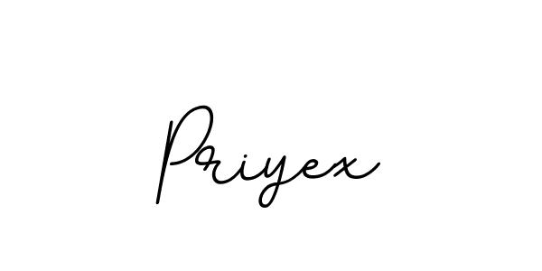 Design your own signature with our free online signature maker. With this signature software, you can create a handwritten (BallpointsItalic-DORy9) signature for name Priyex. Priyex signature style 11 images and pictures png