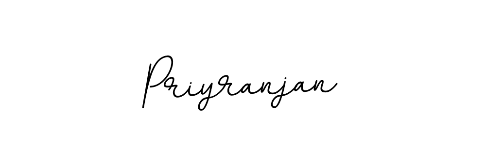 How to make Priyranjan name signature. Use BallpointsItalic-DORy9 style for creating short signs online. This is the latest handwritten sign. Priyranjan signature style 11 images and pictures png