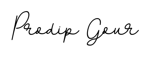 A classic penmanship look for Prodip Gour. The BallpointsItalic-DORy9 font brings timeless elegance and confidence to every signed document. Prodip Gour signature style 11 images and pictures png