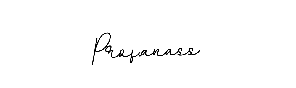 Use a signature maker to create a handwritten signature online. With this signature software, you can design (BallpointsItalic-DORy9) your own signature for name Prof.anass. Prof.anass signature style 11 images and pictures png