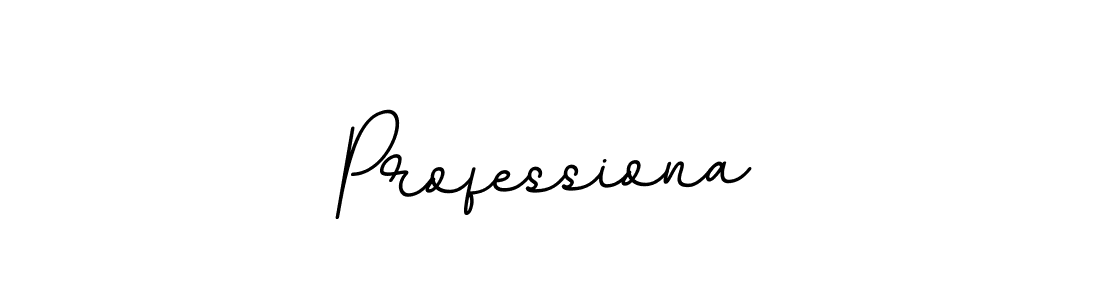 The best way (BallpointsItalic-DORy9) to make a short signature is to pick only two or three words in your name. The name Professiona include a total of six letters. For converting this name. Professiona signature style 11 images and pictures png