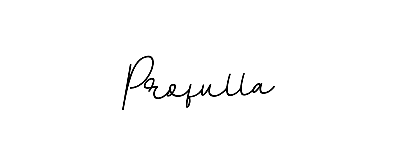 This is the best signature style for the Profulla name. Also you like these signature font (BallpointsItalic-DORy9). Mix name signature. Profulla signature style 11 images and pictures png