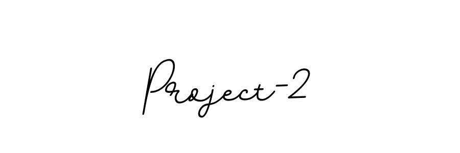 Make a beautiful signature design for name Project-2. With this signature (BallpointsItalic-DORy9) style, you can create a handwritten signature for free. Project-2 signature style 11 images and pictures png
