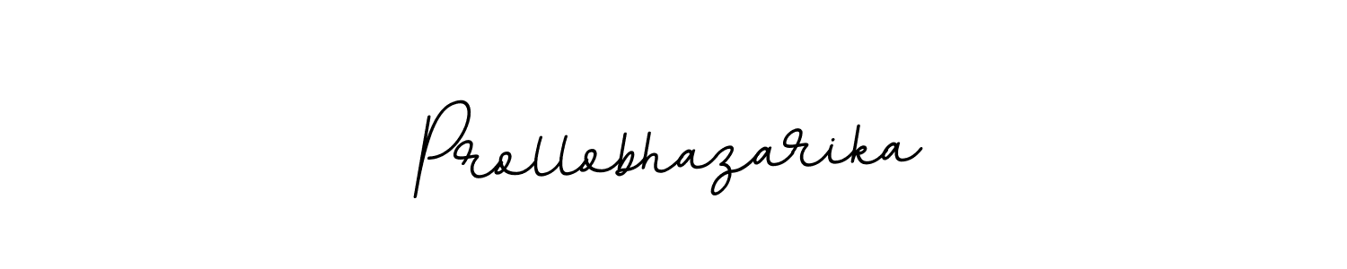 Make a beautiful signature design for name Prollobhazarika. With this signature (BallpointsItalic-DORy9) style, you can create a handwritten signature for free. Prollobhazarika signature style 11 images and pictures png