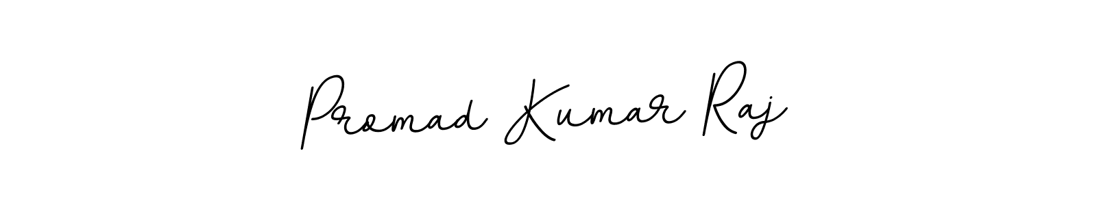 How to make Promad Kumar Raj name signature. Use BallpointsItalic-DORy9 style for creating short signs online. This is the latest handwritten sign. Promad Kumar Raj signature style 11 images and pictures png