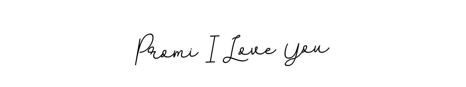 The best way (BallpointsItalic-DORy9) to make a short signature is to pick only two or three words in your name. The name Promi I Love You include a total of six letters. For converting this name. Promi I Love You signature style 11 images and pictures png