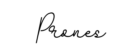 Transform the name Prones into a signature masterpiece using BallpointsItalic-DORy9 font. Ideal for photographers, artists, and creators looking for watermarks. Prones signature style 11 images and pictures png