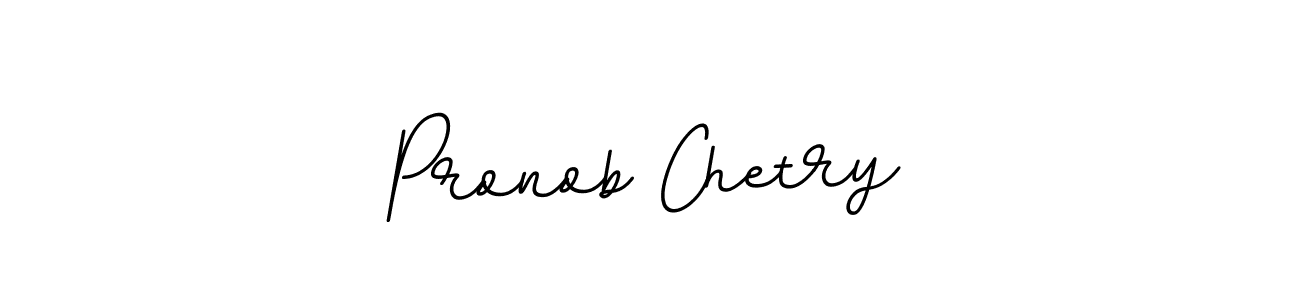 Design your own signature with our free online signature maker. With this signature software, you can create a handwritten (BallpointsItalic-DORy9) signature for name Pronob Chetry. Pronob Chetry signature style 11 images and pictures png