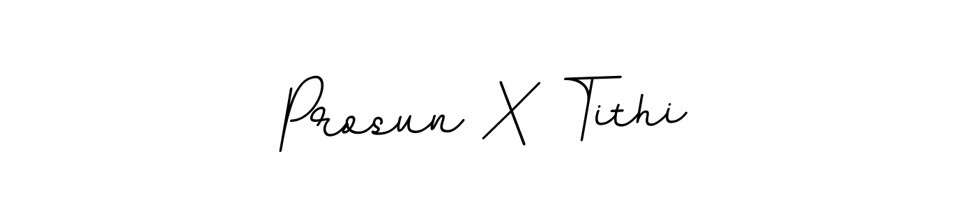 Similarly BallpointsItalic-DORy9 is the best handwritten signature design. Signature creator online .You can use it as an online autograph creator for name Prosun X Tithi. Prosun X Tithi signature style 11 images and pictures png