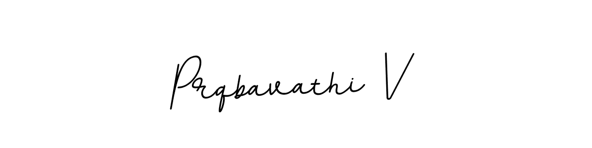 BallpointsItalic-DORy9 is a professional signature style that is perfect for those who want to add a touch of class to their signature. It is also a great choice for those who want to make their signature more unique. Get Prqbavathi V name to fancy signature for free. Prqbavathi V signature style 11 images and pictures png