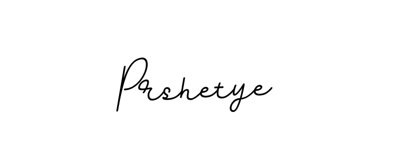 Design your own signature with our free online signature maker. With this signature software, you can create a handwritten (BallpointsItalic-DORy9) signature for name Prshetye. Prshetye signature style 11 images and pictures png