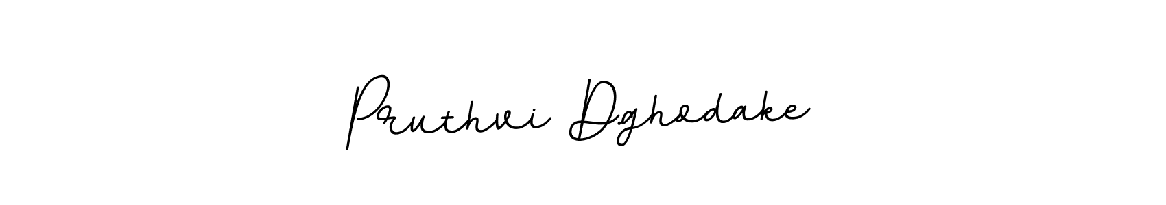 Design your own signature with our free online signature maker. With this signature software, you can create a handwritten (BallpointsItalic-DORy9) signature for name Pruthvi D.ghodake. Pruthvi D.ghodake signature style 11 images and pictures png