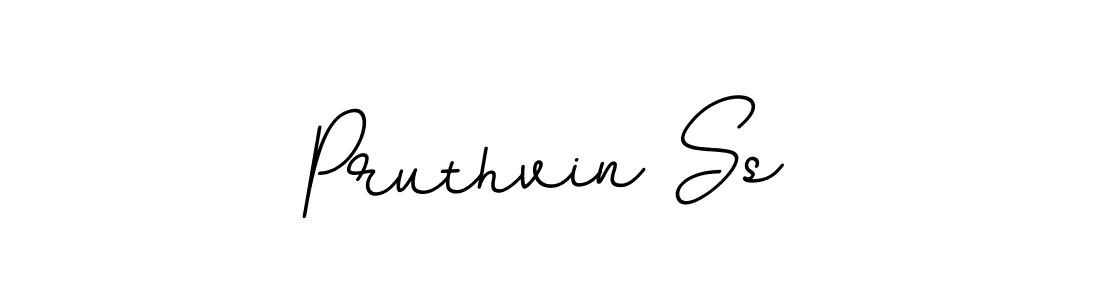 BallpointsItalic-DORy9 is a professional signature style that is perfect for those who want to add a touch of class to their signature. It is also a great choice for those who want to make their signature more unique. Get Pruthvin Ss name to fancy signature for free. Pruthvin Ss signature style 11 images and pictures png