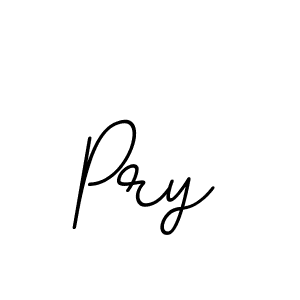 Make a beautiful signature design for name Pry. With this signature (BallpointsItalic-DORy9) style, you can create a handwritten signature for free. Pry signature style 11 images and pictures png