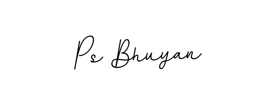 Create a beautiful signature design for name Ps Bhuyan. With this signature (BallpointsItalic-DORy9) fonts, you can make a handwritten signature for free. Ps Bhuyan signature style 11 images and pictures png