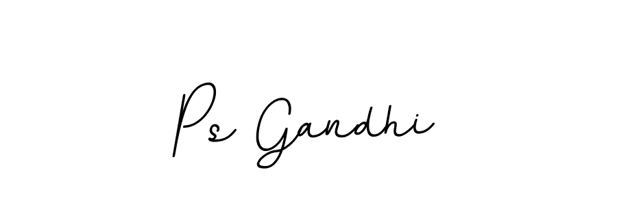 Also we have Ps Gandhi name is the best signature style. Create professional handwritten signature collection using BallpointsItalic-DORy9 autograph style. Ps Gandhi signature style 11 images and pictures png