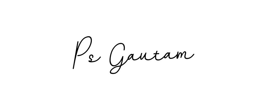 Ps Gautam stylish signature style. Best Handwritten Sign (BallpointsItalic-DORy9) for my name. Handwritten Signature Collection Ideas for my name Ps Gautam. Ps Gautam signature style 11 images and pictures png